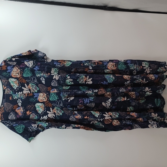 Zanzea navy floral dress - Picture 2 of 4